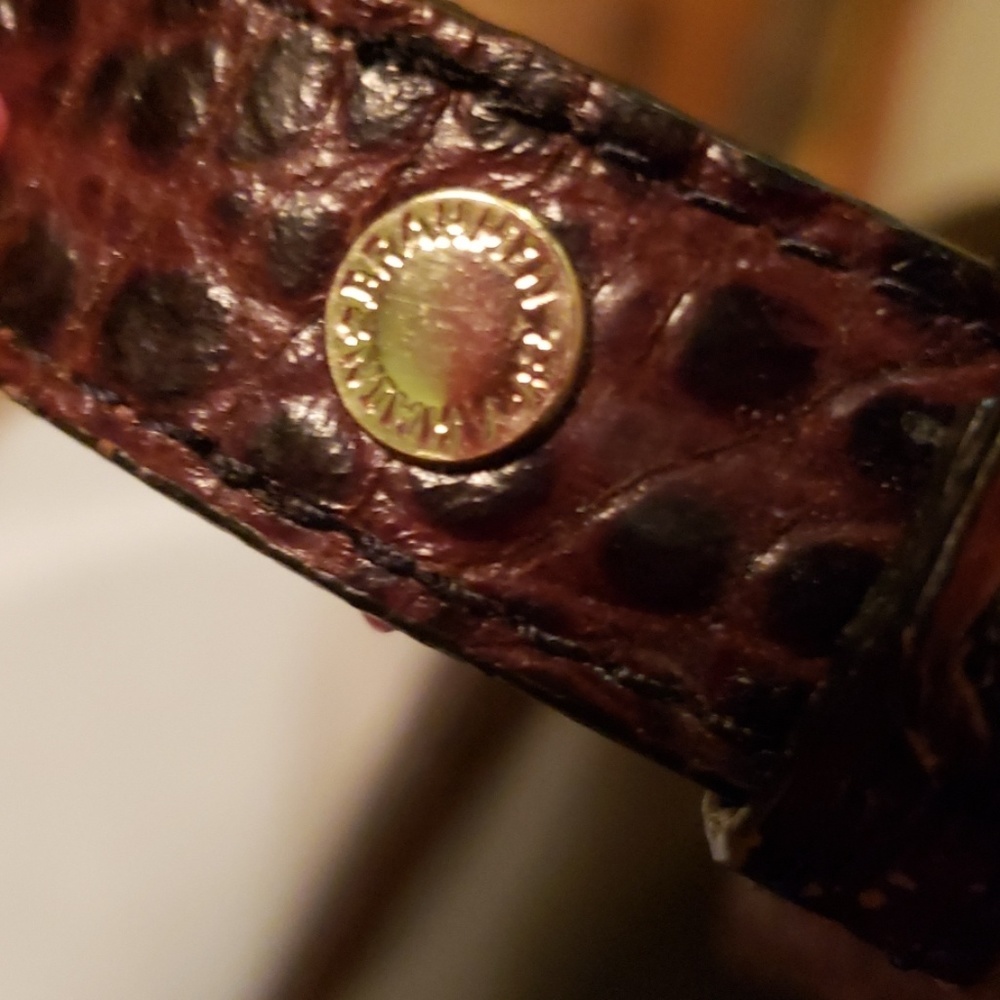 Brahmin Black and Brown Leather Satchel - Picture 5 of 7